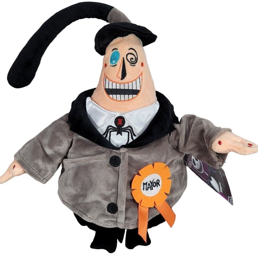 Nightmare Before Christmas Plush Mayor 25 Anniversary Disney Stuffed Animal TNBC